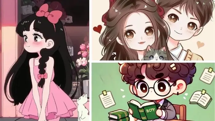 Tổng hợp bộ avatar cute chibi dễ thương khiến ai cũng thích mê