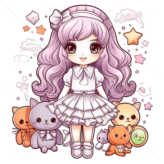 Hình ảnh Tô Màu Búp Bê ăn Mặc Vẽ Hoạt Hình Vẽ Nguệch Ngoạc Dễ Thương Anime  Minh Họa Vẽ Clip Nghệ Thuật Nhân Vật Chibi Manga Truyện Tranh PNG , Clipart