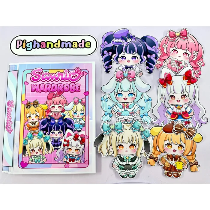 Búp bê giấy chibi - Giá Tốt, Miễn Phí Vận Chuyển, Đủ Loại | Shopee Việt Nam