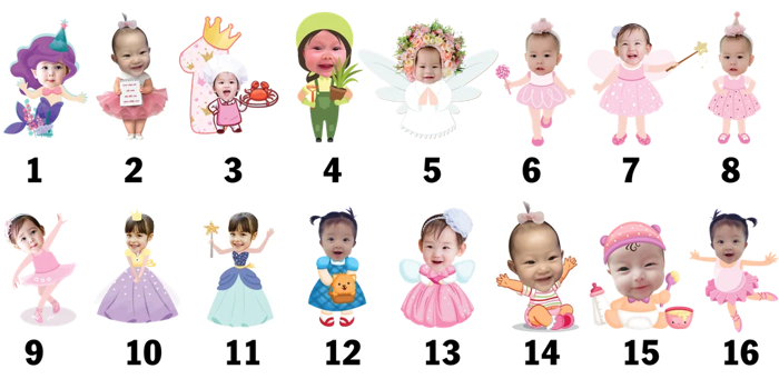 Dịch vụ thiết kế, in hình Chibi cho bé – Glowstore