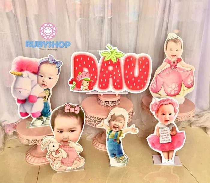 Chibi bé gái đủ mẫu CP1 - Ruby Shop - Phụ kiện sinh nhật