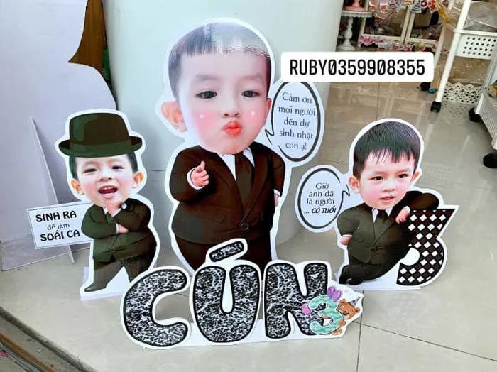 Chibi Bé trai đủ mẫu cp1 - Ruby Shop - Phụ kiện sinh nhật