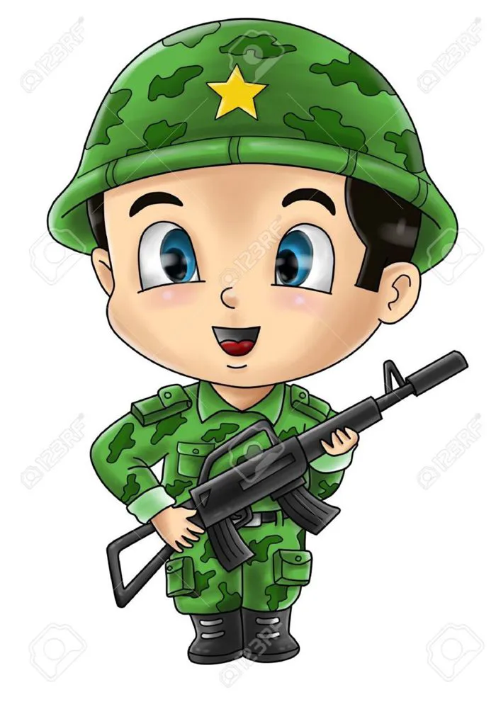 Bộ sưu tập 97 ảnh chibi bộ đội đáng yêu đốn tim mọi ánh nhìn -  hinhanhdep3d.com