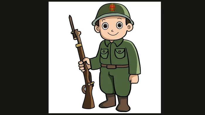 99+ Bức vẽ chibi bộ đội Việt Nam dễ thương và hài hước
