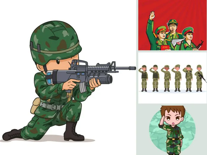 Tải mẫu bộ đội vector, file AI, EPS, PNG, SVG, PSD, JPG/JPEG miễn phí