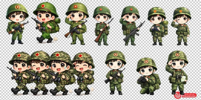 Lưu trữ Chibi chú bộ đội hành quân file photoshop - Pdcorel.com