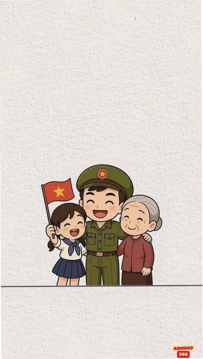 Tuyển tập ảnh chibi bộ đội Việt Nam 2026: Đáng yêu và ý nghĩa