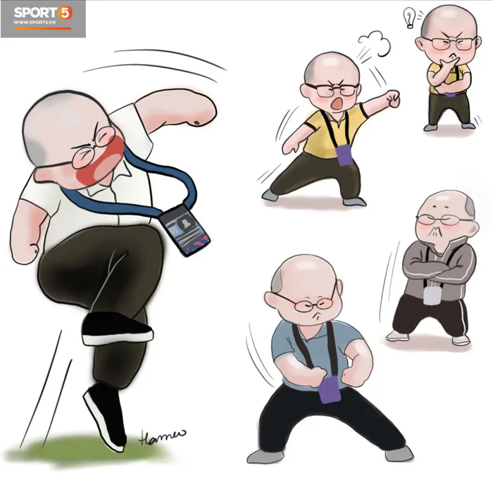 Bộ tranh chibi cute hết cỡ về hành trình của tuyển Việt Nam tại AFF Cup 2018