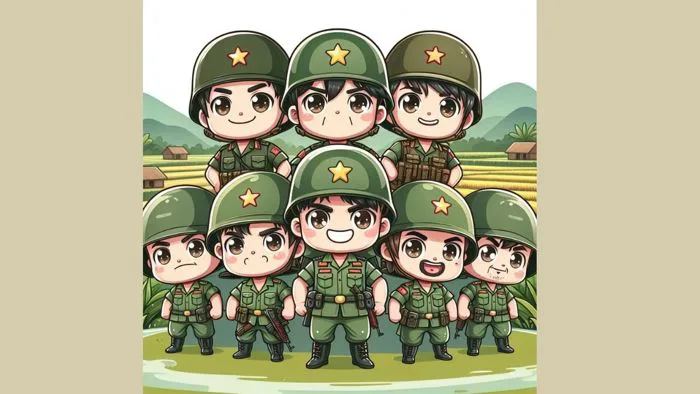 99+ Hình vẽ chibi bộ đội Việt Nam đáng yêu và ngộ nghĩnh