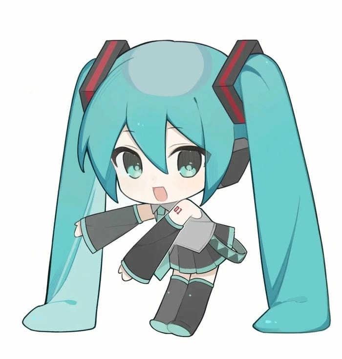 Tổng hợp ảnh chibi Miku cute cho fan anime không thể bỏ