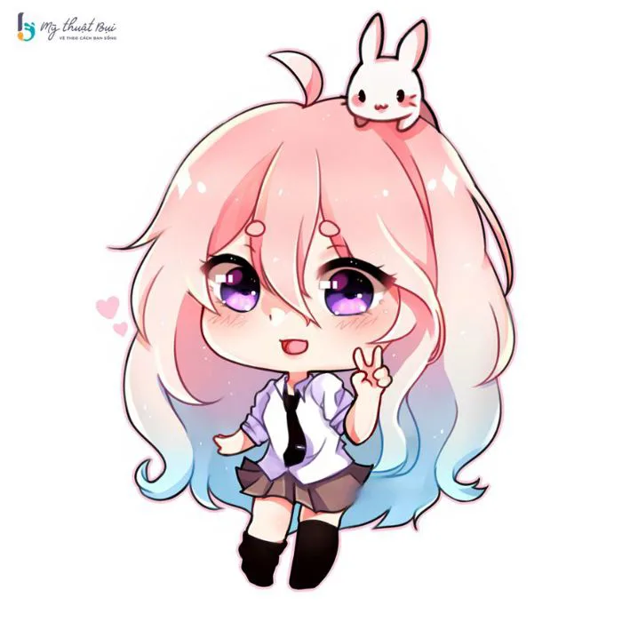 200+ ảnh chibi cute dễ thương, hình ảnh anime chibi đẹp 2026 | Mỹ Thuật Bụi