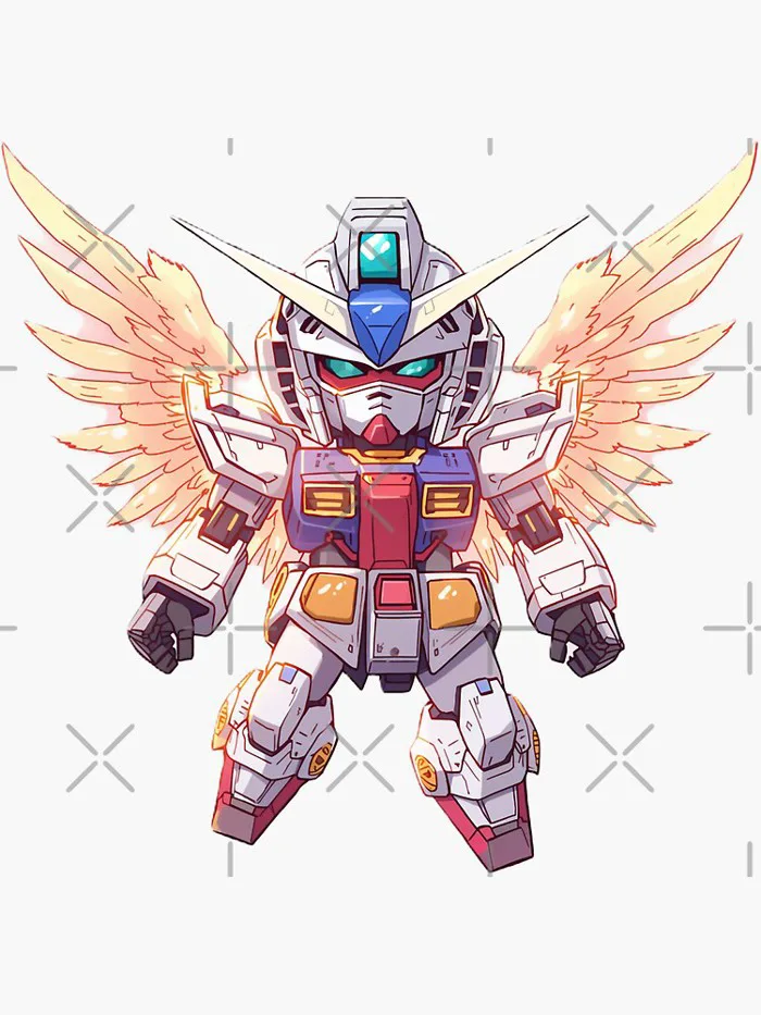 Gundam Chibi Stickers for Sale | Redbubble