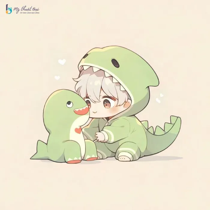 300 mẫu tranh vẽ hình chibi cute nam, nữ cực dễ thương | Mỹ Thuật Bụi | Mỹ  Thuật Bụi