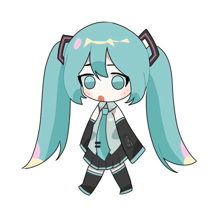 Bộ ảnh chibi Miku dễ thương với phong cách ngọt ngào độc đáo