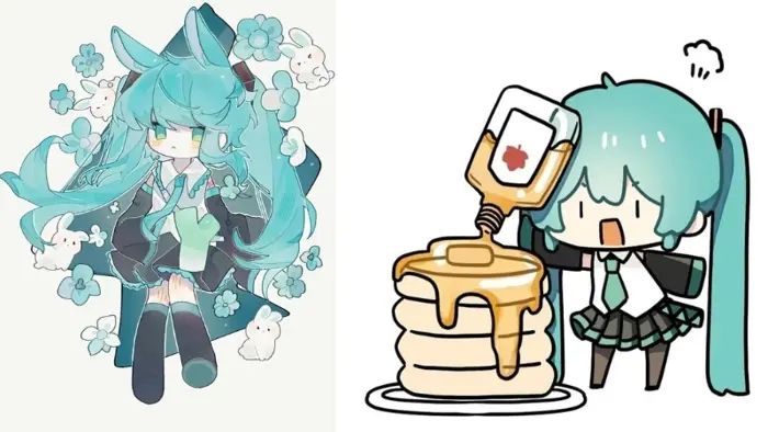 Bộ sưu tập ảnh chibi Miku cute chất lượng cao miễn phí