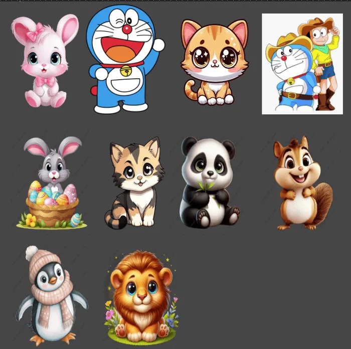Hình ảnh chibi các loài động vật cute dễ thương | VIPcorel.com - Thư viện  mẫu thiết kế đồ họa CorelDRAW (CDR).