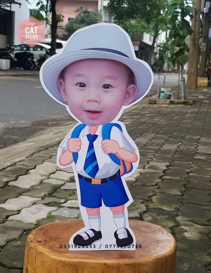 Chibi học sinh - Cát Decor Trang trí Đà Nẵng