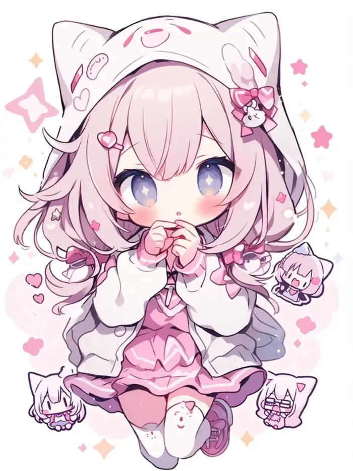 Bộ sưu tập ảnh anime chibi cute siêu dễ thương lung linh