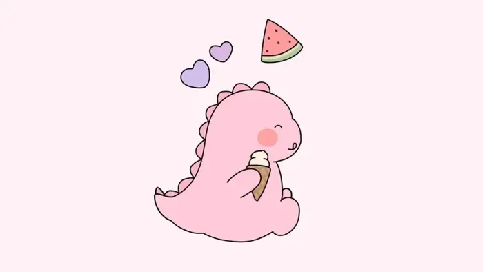 Bộ ảnh khủng long chibi đáng yêu khiến ai cũng tan chảy