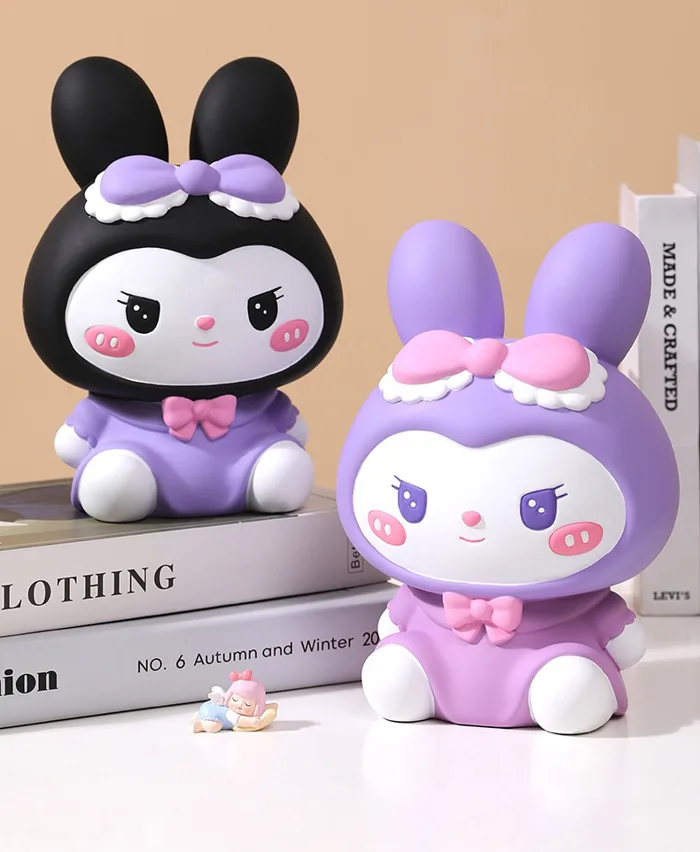 Ống Tiết Kiệm Heo Đất Hoạt Hình KURUMI Cute 2 Màu