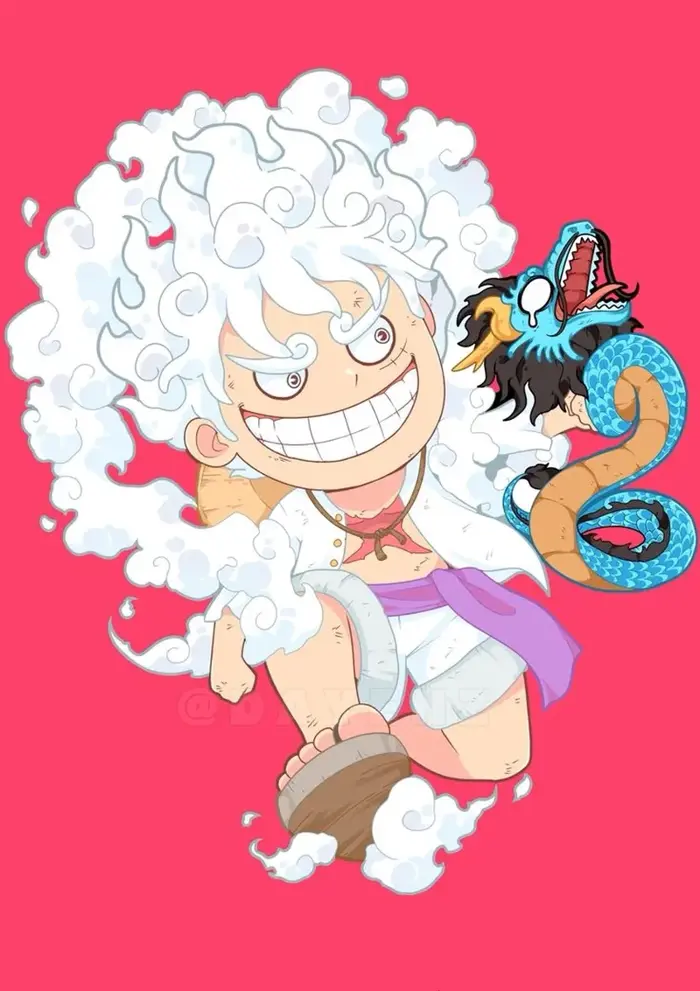 Tổng hợp ảnh Luffy chibi độc lạ khiến fan phát cuồng