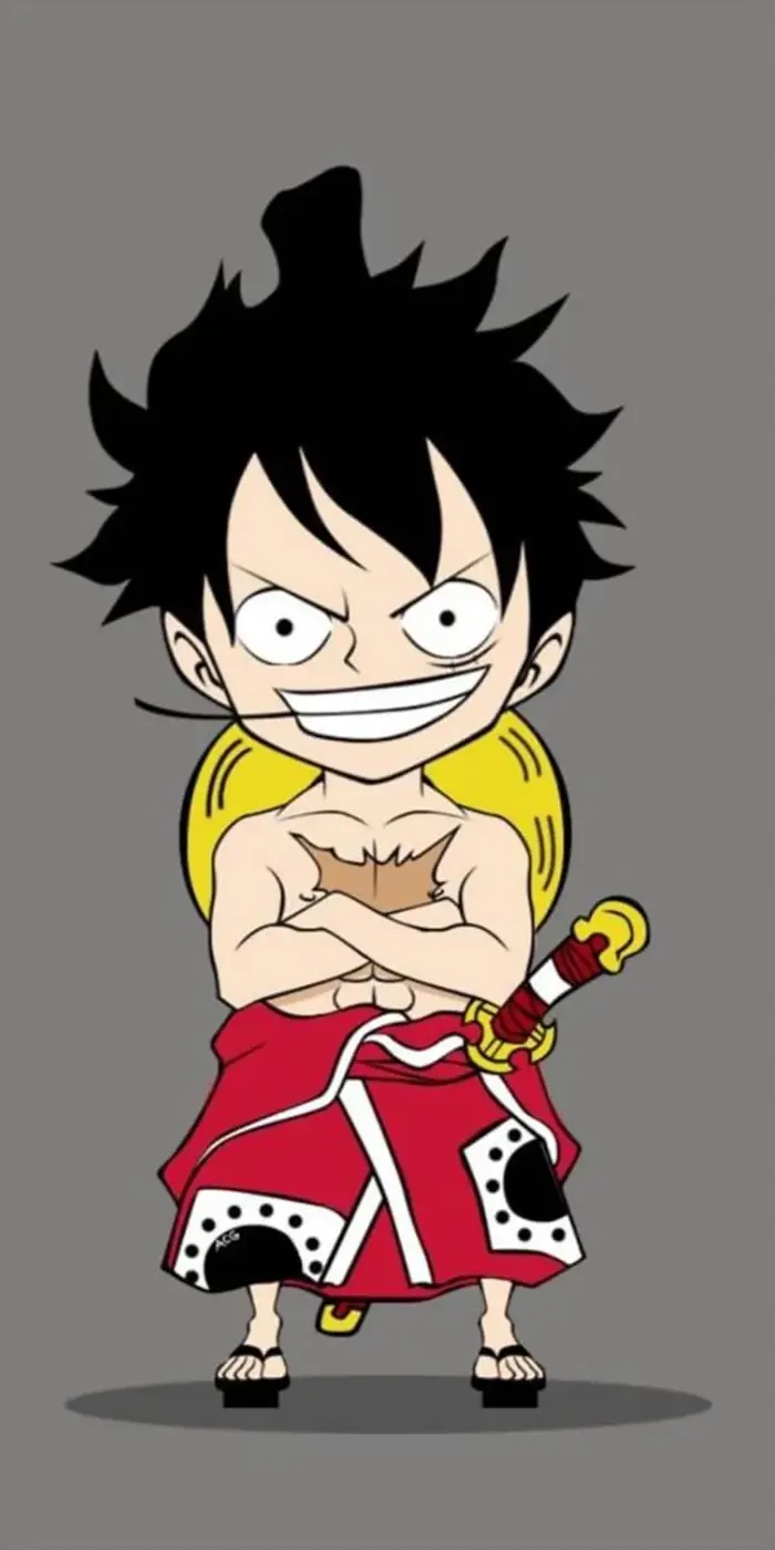 Tổng hợp ảnh Luffy chibi độc lạ khiến fan phát cuồng