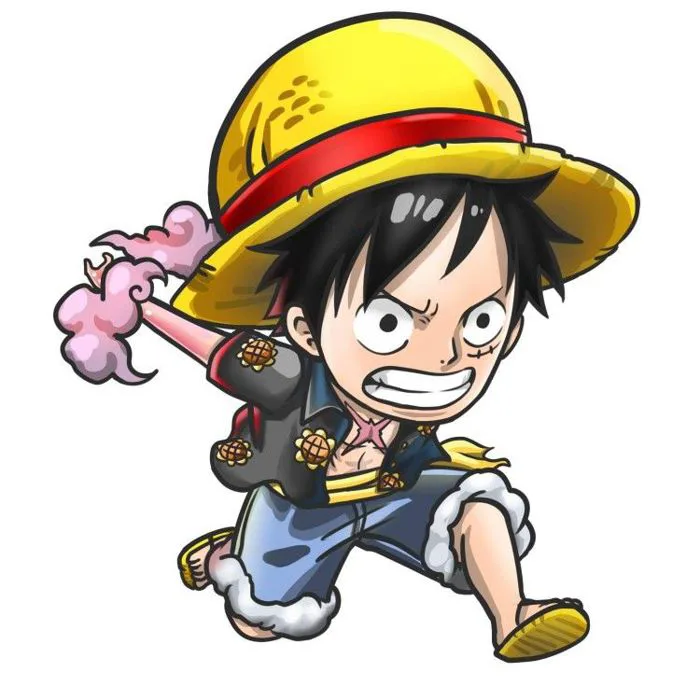 Luffy chibi ngầu - Hình ảnh Luffy chibi ngầu cực đẹp