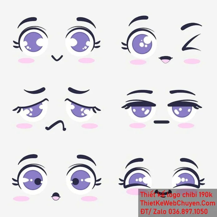 Đôi Mắt Chibi ( Chibi Eyes ) THIẾT KẾ CHIBI 190K CUTE ĐÁNG YÊU