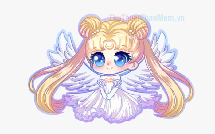 Khám phá bộ ảnh Thủy Thủ Mặt Trăng chibi dễ thương và đẹp mắt nhất, mang  đến vẻ đáng yêu không thể cưỡng lại.
