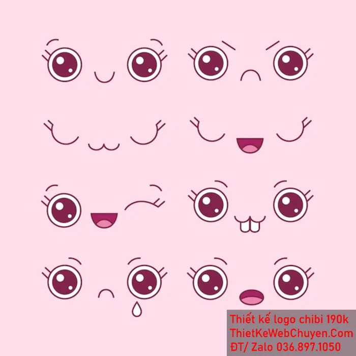 Đôi Mắt Chibi ( Chibi Eyes ) THIẾT KẾ CHIBI 190K CUTE ĐÁNG YÊU