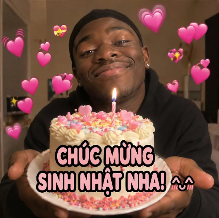 Meme Anh Da Đen Chúc Mừng Sinh Nhật cười ngất ngây