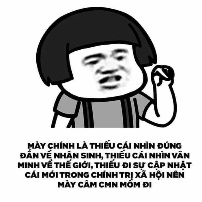 Bộ sưu tập meme chửi hài hước và đầy bất ngờ
