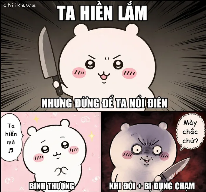 212+ Meme Chiikawa meme cute - Ảnh chế Usagi face siêu đáng yêu