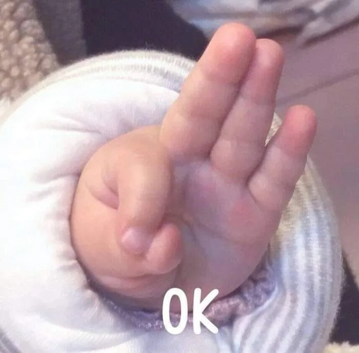 Little hands meme | Yes baby meme, Mom sticker for whatsapp, Cute babies