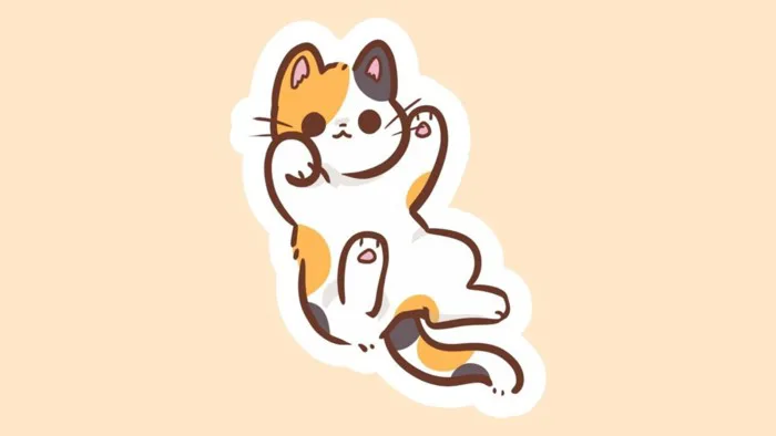 60+ Mẫu Sticker Mèo Cute, Hình Con Mèo Dễ Thương Chibi