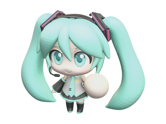 Miku Chibi – Tải xuống mô hình 3D miễn phí | Meshy