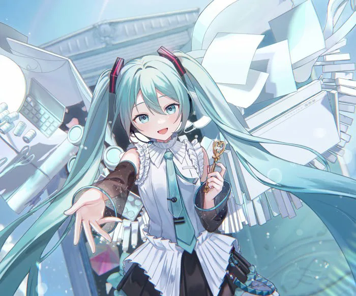 Hình Nền Anime Chìa Khóa Ma Thuật Hatsune Miku | 4514x3762 | Wallpaper  Alchemy