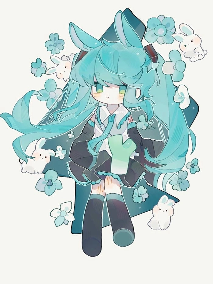 Bộ ảnh chibi Miku dễ thương với phong cách ngọt ngào độc đáo