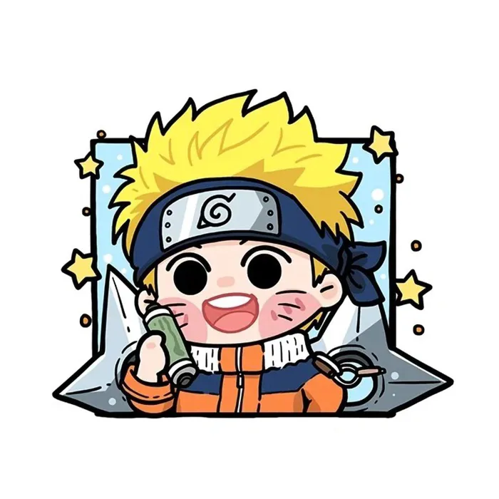 Huy Hiệu Cài Áo Hình Nhân Vật chibi Trong Phim Hoạt Hình naruto