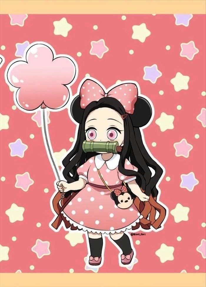 Bộ sưu tập hình ảnh Nezuko chibi cực dễ thương đáng yêu