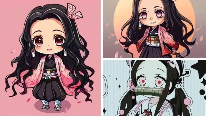 Bộ sưu tập hình ảnh Nezuko chibi cực dễ thương đáng yêu