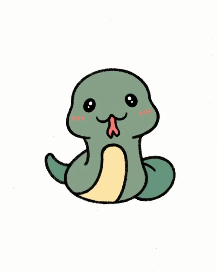 Khám phá thế giới hình rắn chibi đáng yêu và ngộ nghĩnh