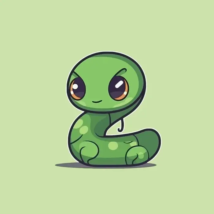 Hình ảnh rắn chibi đẹp chất lượng cao tải về miễn phí