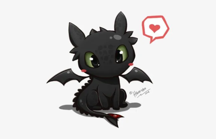 Hình ảnh Rồng con chibi dễ thương và độc đáo nhất