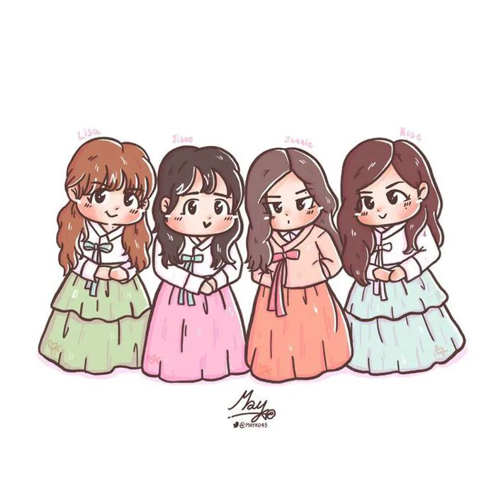 Ảnh K-pop - Black Pink ( Chibi ) - Wattpad