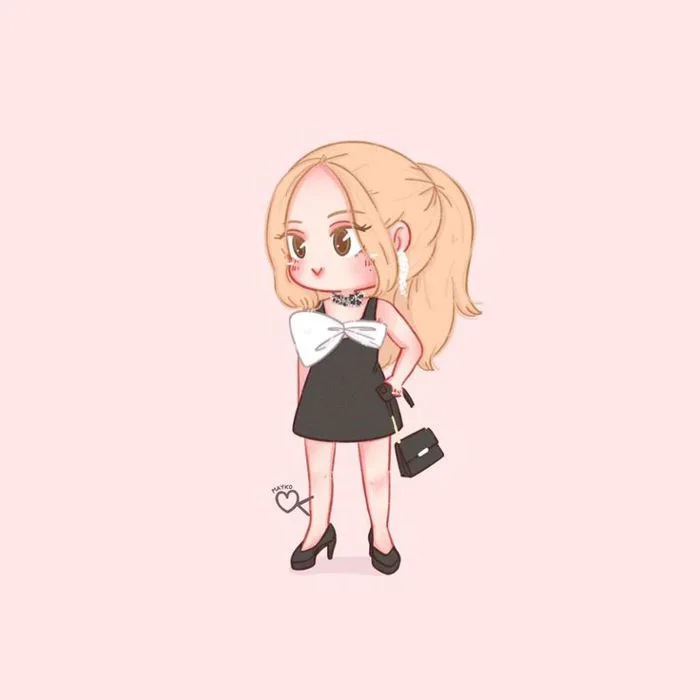 Vẽ Rose Blackpink Chibi: 93+ Hình Vẽ Rose, Ảnh Rose Chibi Cute