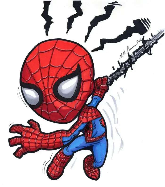Tải 100+ hình ảnh Spiderman chibi ngộ nghĩnh dễ thương
