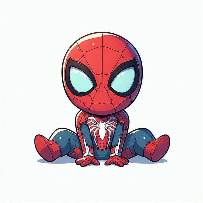 Bộ ảnh Spider Man chibi siêu dễ thương khiến fan thích mê