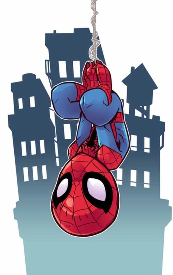 Top ảnh Spider Man chibi chất lừ khiến ai nhìn cũng mê