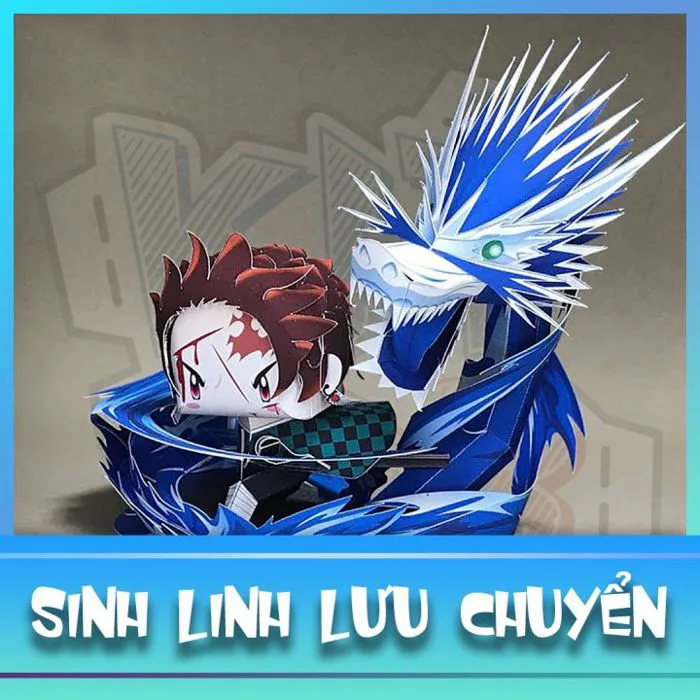 Mô hình giấy Anime Chibi Tanjiro (Sinh Linh Lưu Chuyển) – Demon Slayer  (Kimetsu no Yaiba) | Lazada Việt Nam